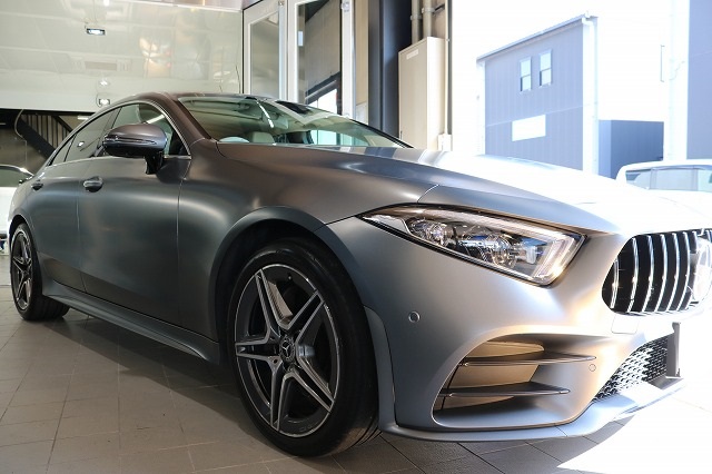 新車メルセデスベンツCLS300dにマット塗装専用カーコーティング♪東京都より