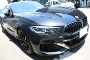 新車BMW840iに多層施工で艶が増すコーティング施工♪東京都より