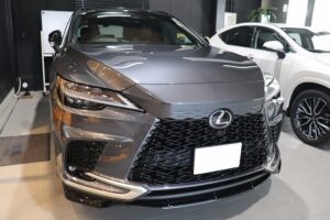新車レクサスRX350h.Fスポーツにカーコーティング施工。千葉県柏市よりお越しのお車に【SystemX クリスタル】