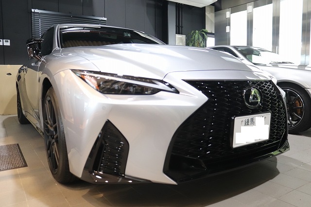 レクサスIS500にカーコーティング施工。東京都練馬区よりお越しのお車に【SystemX Crystal SS】
