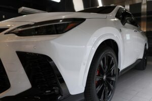 レクサスNXにカーコーティング施工。千葉県浦安市よりお越しのお車に【SystemX Crystal SS】
