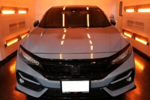 ホンダシビックに新車時のコーティング施工で綺麗が持続♪東京都より