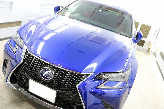 レクサスGSに大人気のセラミック製ガラスコーティングを施工させて頂きました！東京都北区よりご来店ありがとうございました！
