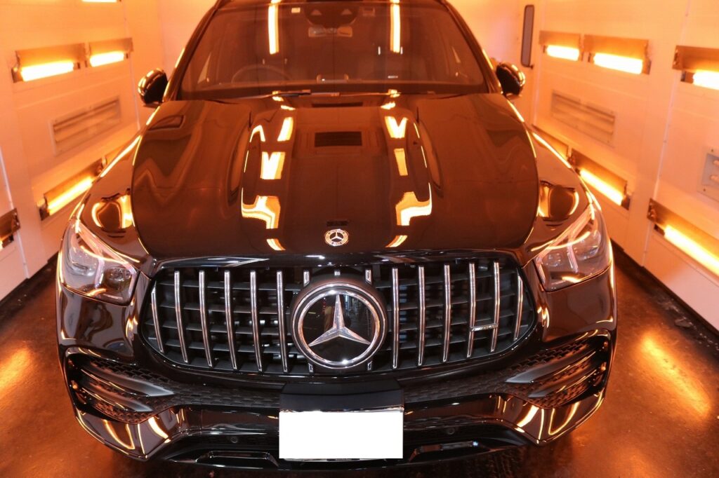 メルセデスベンツGLE53に小傷が消える画期的なコーティング施工♪東京都より