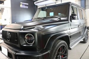 東京都足立区よりベンツG63に艶消しのカーコーティング♪マットグラッテコーティング