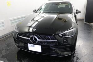 ベンツⅭ200にカーコーティング施工　東京都足立区より【Gガード】