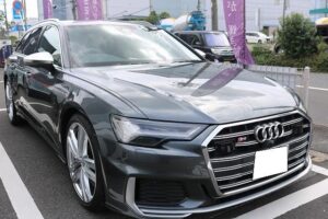 東京都渋谷区のアウディS6にカーコーティング　多機能のGガード