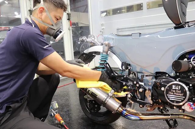 ホンダ DAX125にバイクコーティング 【System X MaxG＋】東京都より