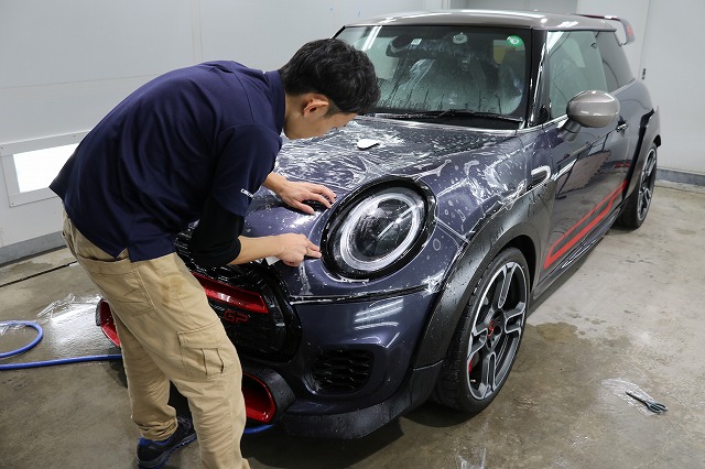 MINI PPF 施行中2 - トータルカービューティIIC MINI PPF 施行中2