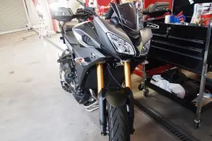 千葉県浦安市よりご来店のMT-9にCR-1バイクコーティング