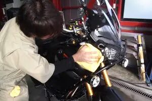 ヤマハＳＵＰＥＲ ＴＥＵＥＲＥにバイクコーティング