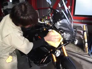 ヤマハＳＵＰＥＲ ＴＥＵＥＲＥにバイクコーティング