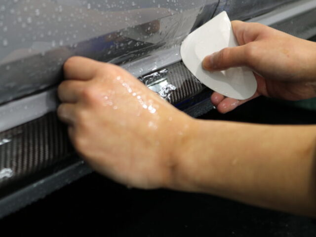 アウディRS4にプロテクションフィルム2 - トータルカービューティIIC アウディRS4にプロテクションフィルム2