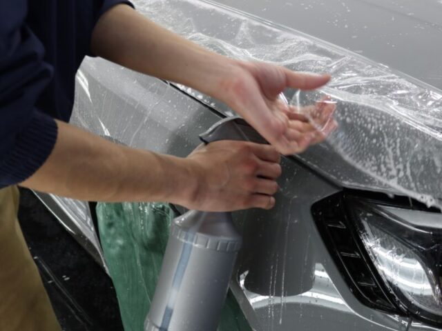 アウディRS4にプロテクションフィルム4 - トータルカービューティIIC アウディRS4にプロテクションフィルム4