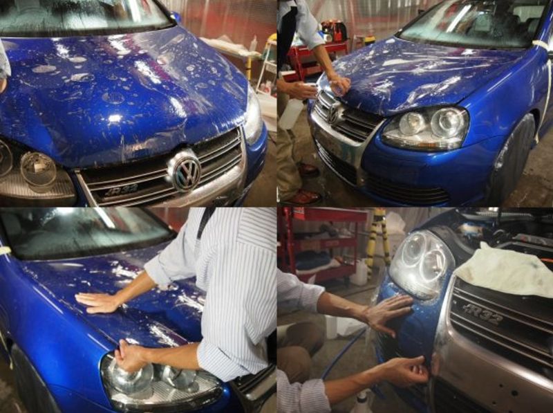 東京都よりフォルクスワーゲンゴルフRにプロテクションフィルム