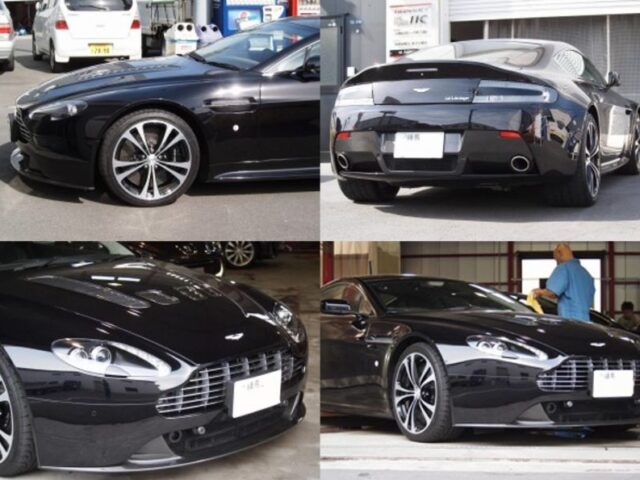 アストンマーティンV12Vantegeにストーンガードのプロテクションフィルム施工