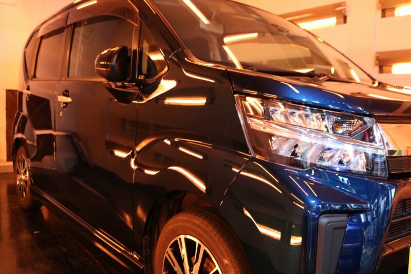 ダイハツ ムーブ カーコーティング 遠赤ブース