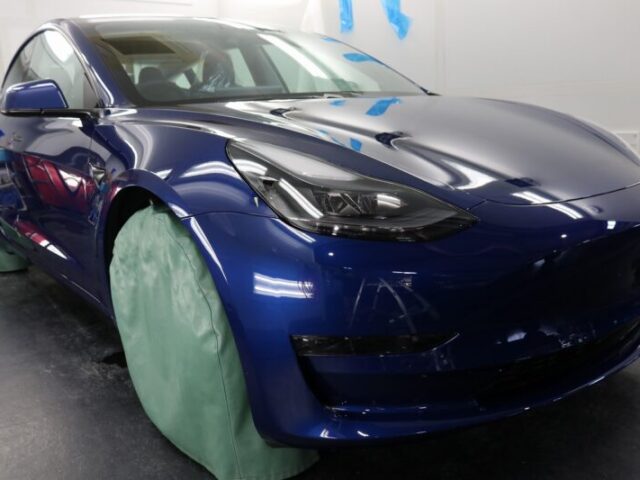 テスラモデル３ プロテクションフィルムZEL 東京都 千葉県4