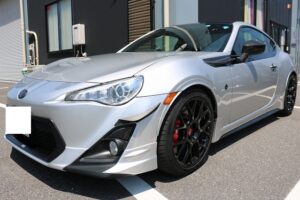 トヨタ86のルーフにカラープロテクション1