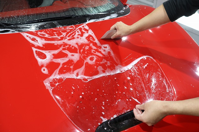 フェラーリF8にプロテクションフィルム施工致しました 東京都 千葉県 目黒区 9