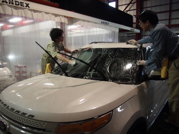 フォードエクスプローラ カーコーティング1