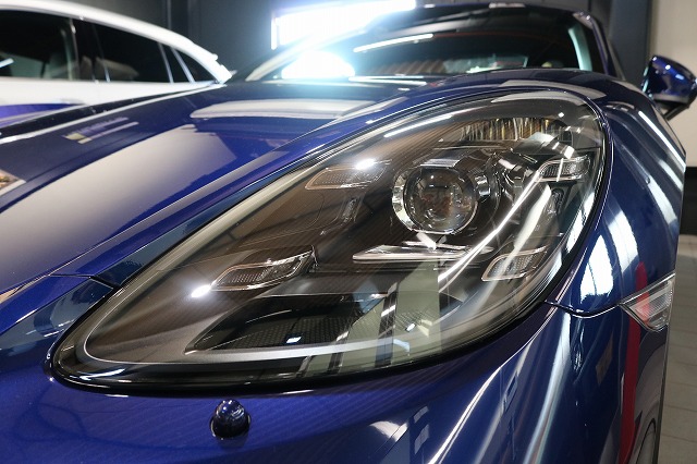 ポルシェ718ボクスターGTS プロテクションフィルム施工 施工完了