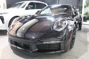 ポルシェ911ターボS プロテクションフィルム施工後1