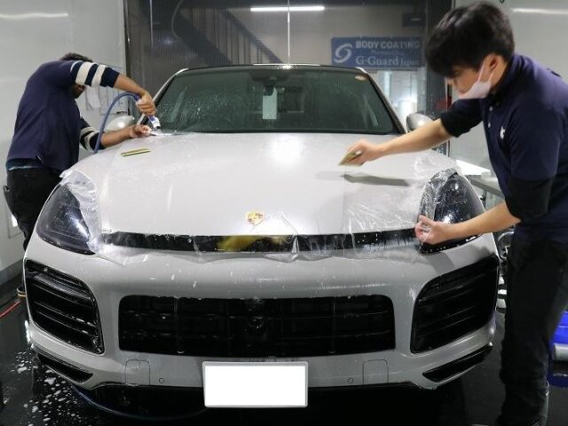 ポルシェカイエン SUV XPEL マット 千葉県 東京都 プロテクションフィルム3 - トータルカービューティIIC ポルシェカイエン SUV XPEL マット 千葉県 東京都 プロテクションフィルム3
