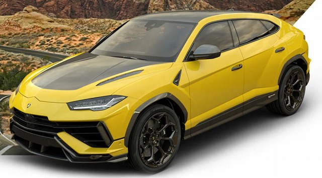 ランボルギーニ公式サイトから引用したウルスペルフォルマンテの車体画像