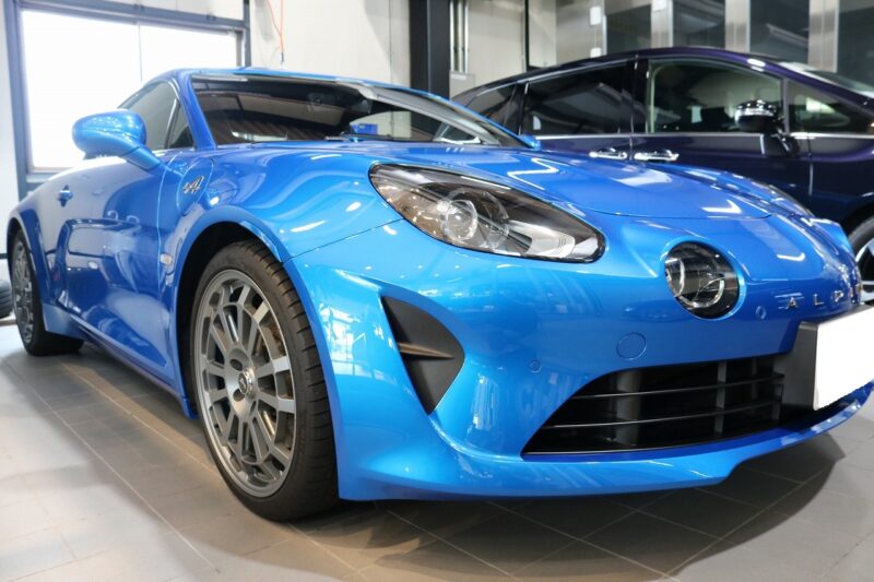 ルノーアルピーヌA110 カーコーティング 施工完了2