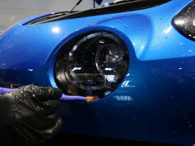 ルノーアルピーヌA110 カーコーティング 洗車2