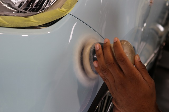 ルノートゥインゴ カーコーティング 下地処理2