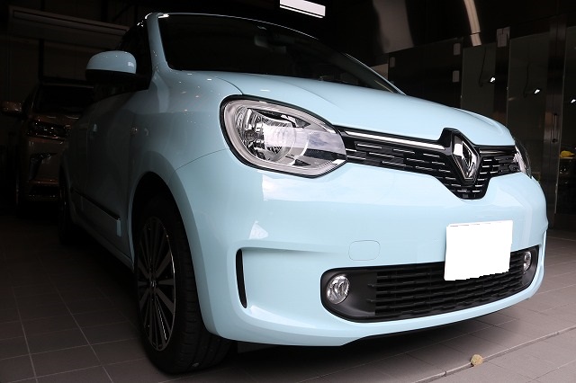 ルノートゥインゴ カーコーティング 施工完了