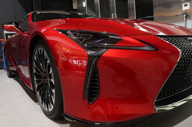 レクサスLCコンバーチブル プロテクションフィルム施工後2