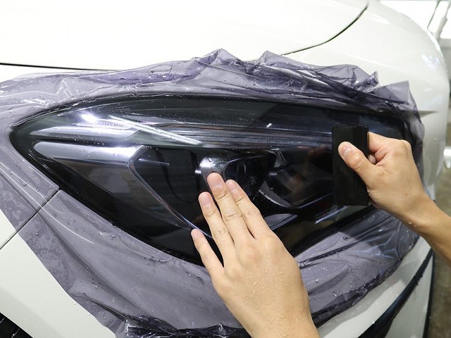 レクサスNX350 ヘッドライト PPF2