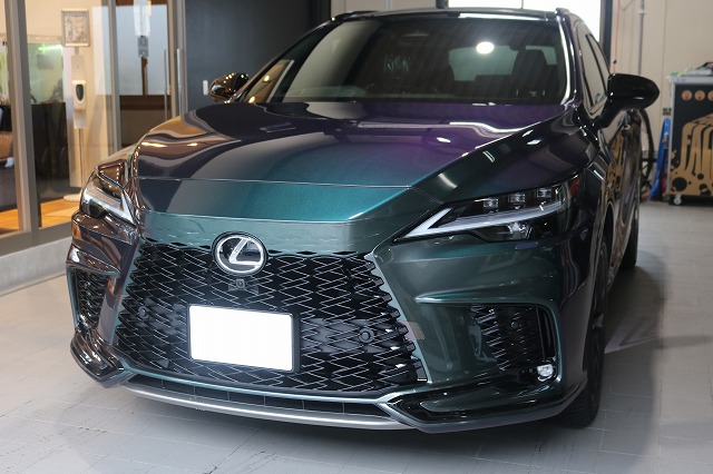 レクサスRX500ｈ カラープロテクション マジョーラ色a