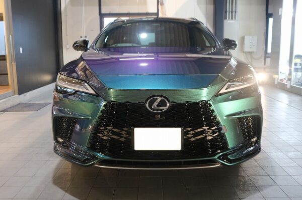 レクサスRX500ｈ カラープロテクション マジョーラ色e