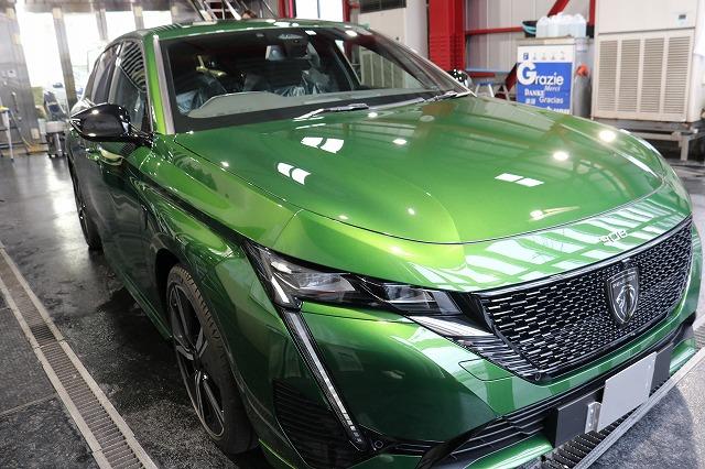 埼玉県川口市 プジョー308 カーコーティング施工 完了1 - トータルカービューティIIC 埼玉県川口市 プジョー308 カーコーティング施工 完了1