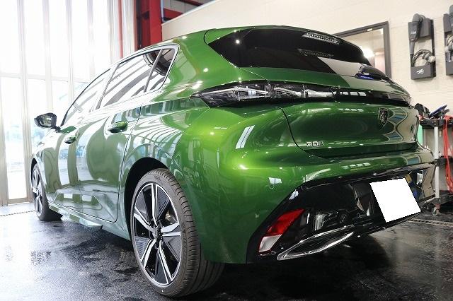 埼玉県川口市 プジョー308 カーコーティング施工画像 - トータルカービューティIIC 埼玉県川口市 プジョー308 カーコーティング施工画像