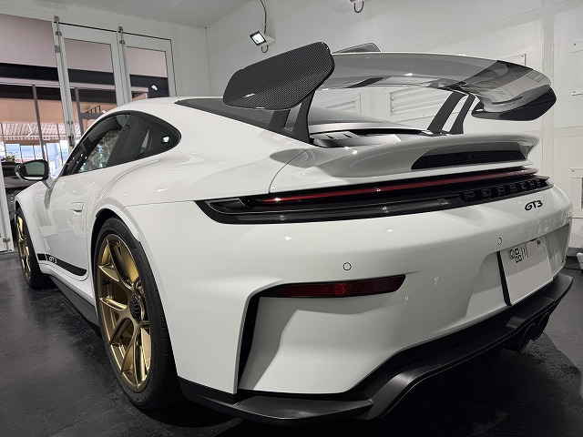 ポルシェ GT3 武蔵野市　プロテクションフィルム施工後　完成写真