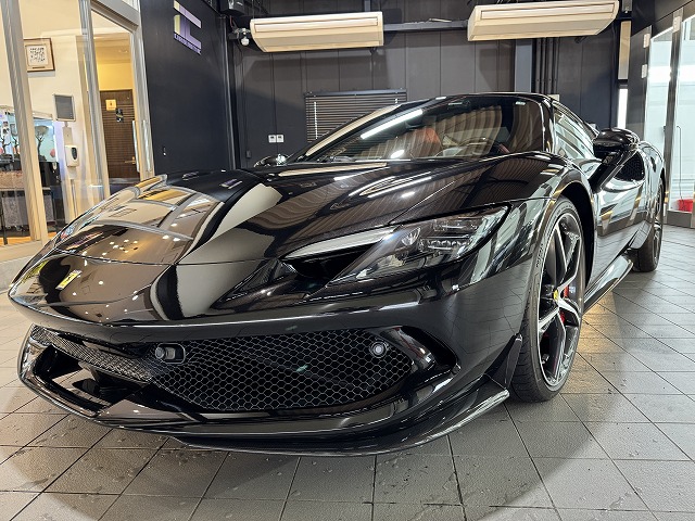 フェラーリ 296GTS 　中野区　プロテクションフィルム施工後　完成写真