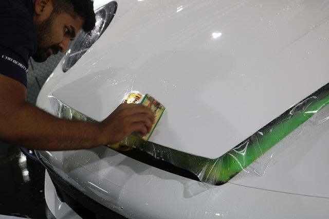 東京都 世田谷区 ポルシェ９１１カレラS プロテクションフィルム 撥水2