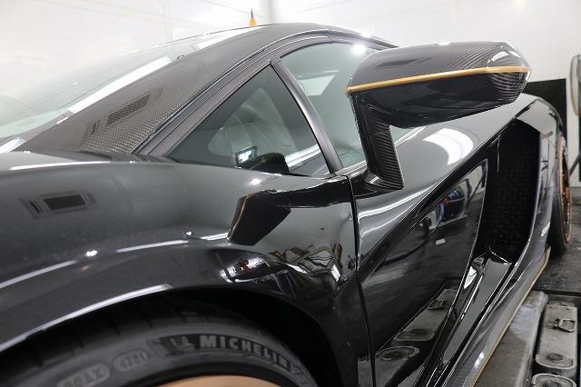 東京都江東区 ランボルギーニアヴェンタドール空 カーフィルム3