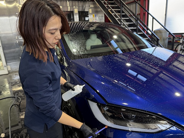 016 - トータルカービューティIIC テスラモデルX 浦安市 洗車の様子