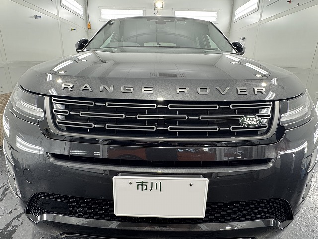 レンジローバーイヴォーク　プロテクションフィルム施工後　完成写真　市川市