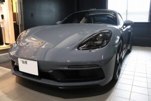 新車ポルシェ ボクスターにカーコーティング施工　千葉県船橋市より【System X MaxG⁺】