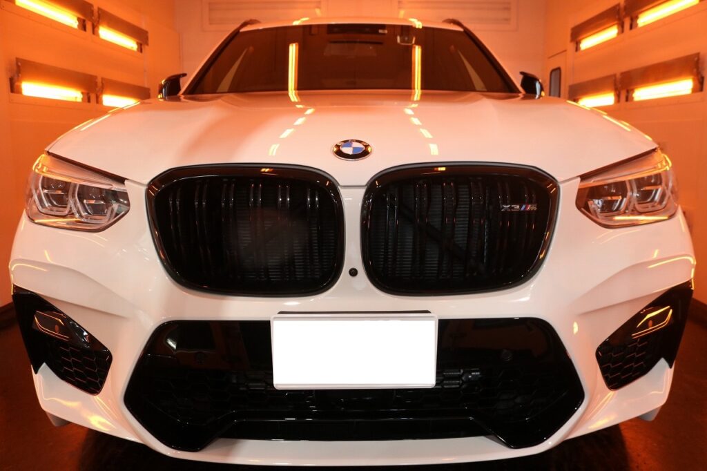 柏市より新車BMWX3に小傷を修復する画期的なコーティング施工♪