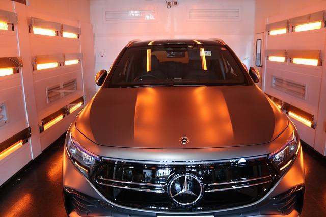 神奈川県大和市のベンツEQAにカーコーティングを施工　シルトマットグラッテコーティング