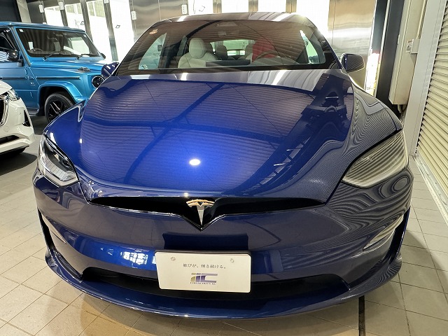 完成 1 - トータルカービューティIIC テスラモデルX 浦安市 セラミックコーティング施工後 完成写真