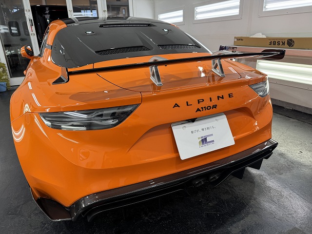 完成 2 - トータルカービューティIIC BMWアルピナ A110R プロテクションフィルム施工後 武蔵野市